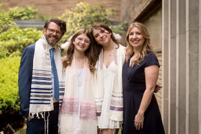 Bar mitzvah memory as a photo magnet.